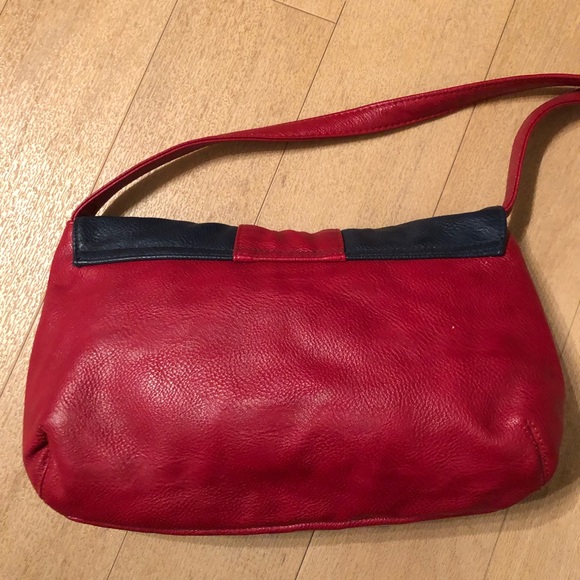 Retro look cross body color block handbag - Picture 3 of 5